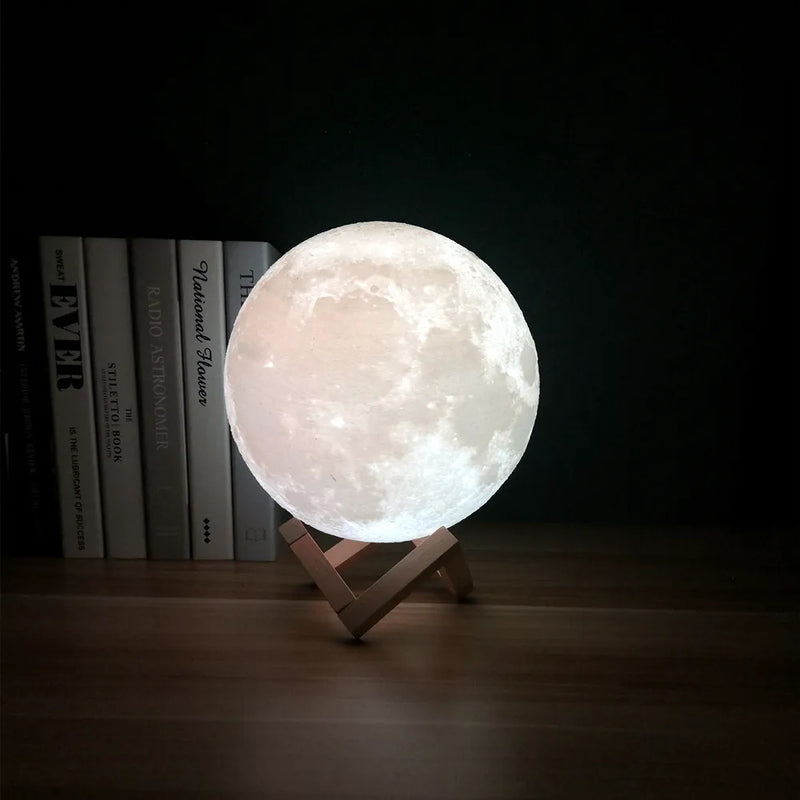 Luminária 3D da Lua