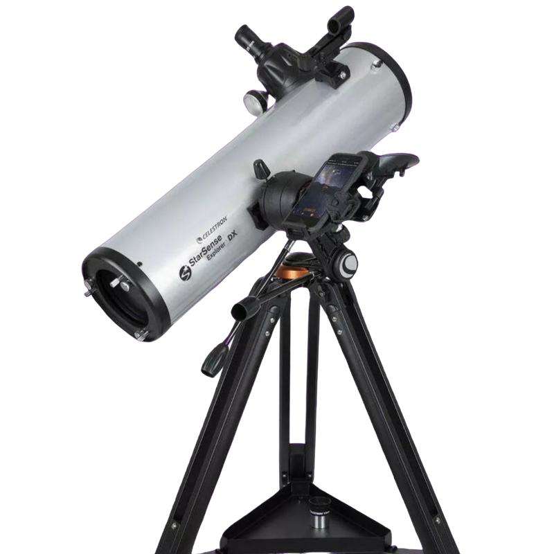 Telescópio Celestron com Autoguia Smartphone Explorer DX130