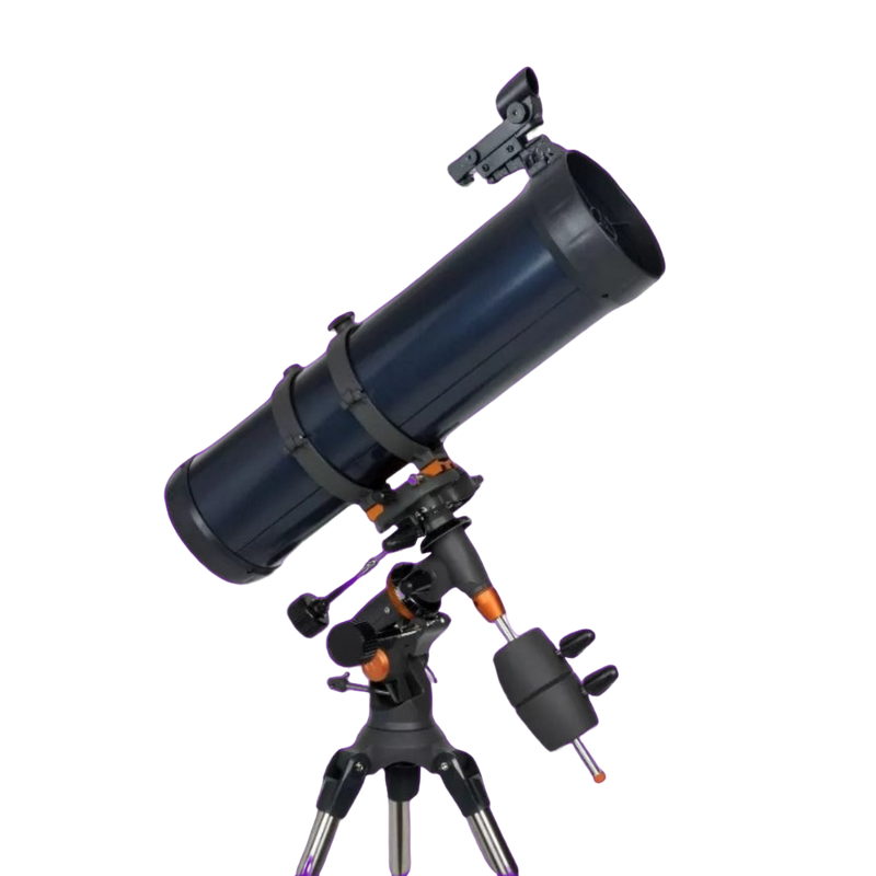 Telescópio Refletor Newtoniano Astromaster 130EQ Celestron com Montagem Equatorial Germânica e Tripé de Aço Original