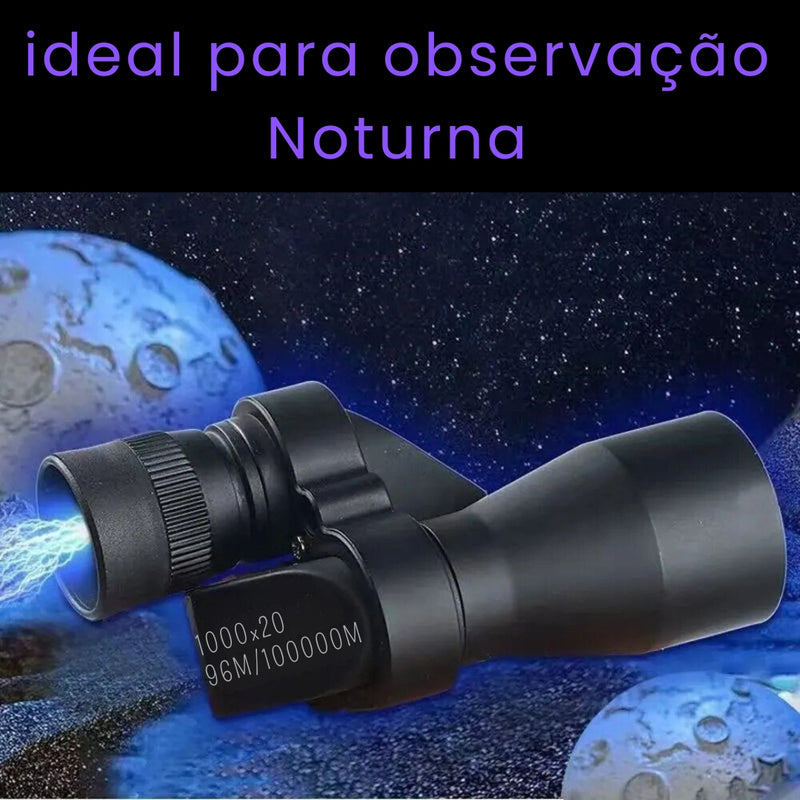 Telescópio Monocular Portátil de Bolso em HD para Observação Noturna