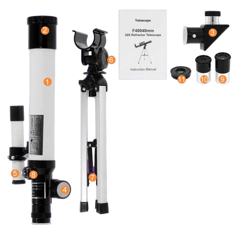 Telescópio Monocular Astronômico Profissional