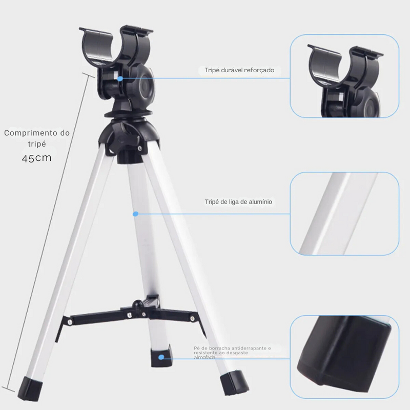 Telescópio Monocular Astronômico Profissional